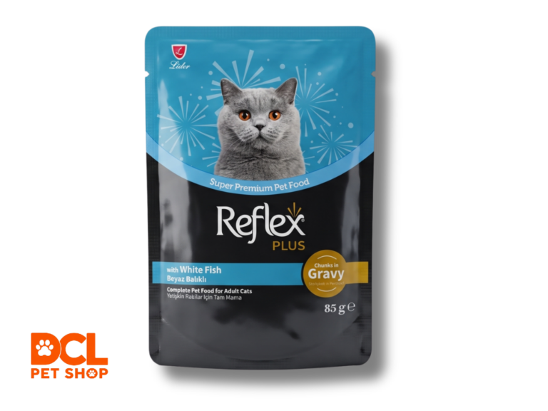 Reflex Plus Gravy Jöle İçinde Beyaz Balıklı Yetişkin Kedi Yaş Maması 85 gr