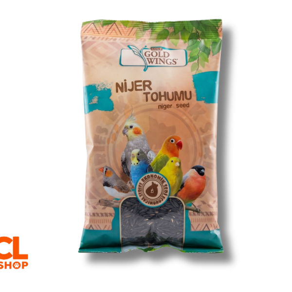 Gold Wings Premium Nijer Tohumu Kuş Yemi 400 gr (Ekonomik Seri)