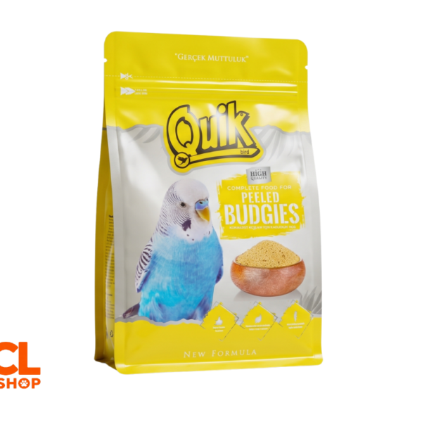 Quik Bird Soyulmuş (Kabuksuz) Muhabbet Kuşu Yemi 500 gr (New Formula)