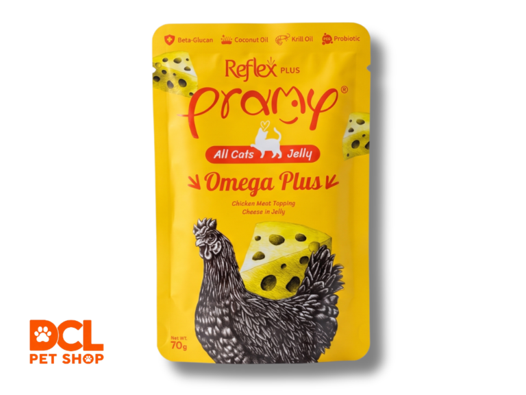 Reflex Plus Pramy Omega Plus Jöle İçinde Tavuk Eti ve Peynirli Yaş Kedi Maması 70 gr
