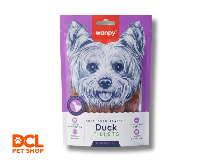 Wanpy Soft Oven-Roasted Duck Fillets Yumuşak Fırınlanmış Ördek Fileto Köpek Ödülü 100 gr